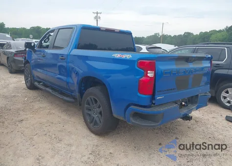 2024 Chevrolet Silverado 1500 4Wd Short Bed Custom из США, поврежденный, VIN 1GCPDBEK7RZ214839